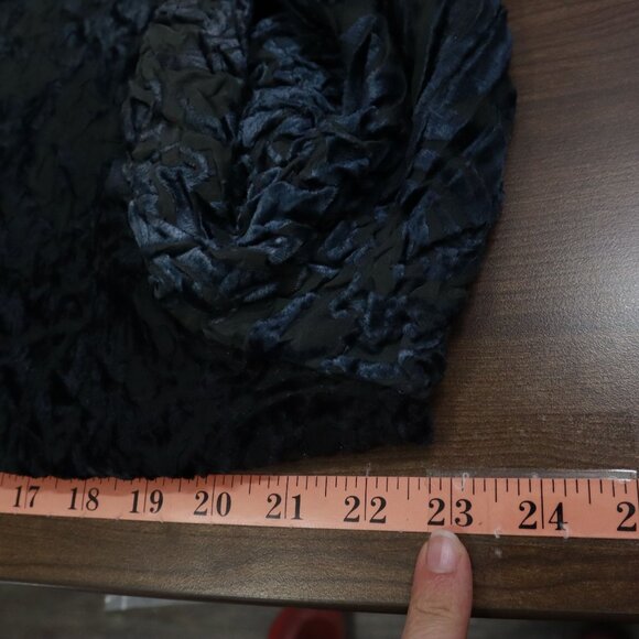 Komarov Textured Shirt Womens L Black Whimsigoth Fairy Grunge Dark Feminine Edgy - Picture 12 of 16